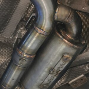 Silencieux inox rond à valve ø 51 mm
