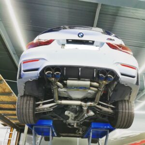 Échappement titane à valves sur mesure BMW M4/M4C F82 sans fap