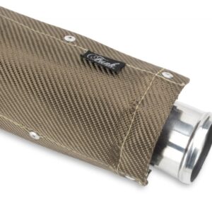 PINCE SUR BOUCLIER THERMIQUE D’ÉCHAPPEMENT 15cm x 30cm Carbon