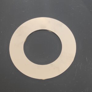 PLATINE INOX Ø110MM extérieur TROU DE 63.5MM
