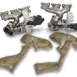 couverture turbo 1 collecteur en titane BMW S55 (M2 compétition, M3, M4) (PAIRe)