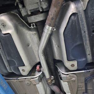 Suppression silencieux intermédiaire WELD PROD  Audi TT MK2 8J 2.0 TFSI Quattro